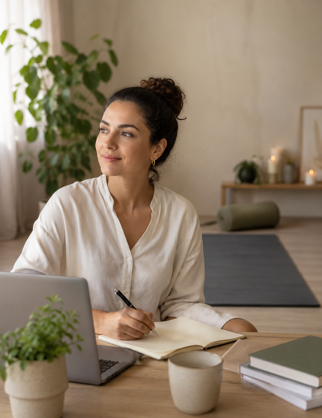 Basma, fondatrice de YogaOps